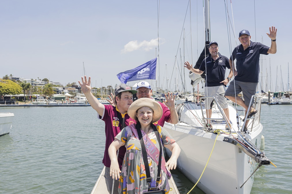 Special spinnaker powering Sydney to Hobart bid